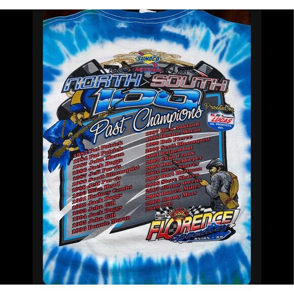 North South 100 Race Tie-Dye Tee - Picture 3 of 4